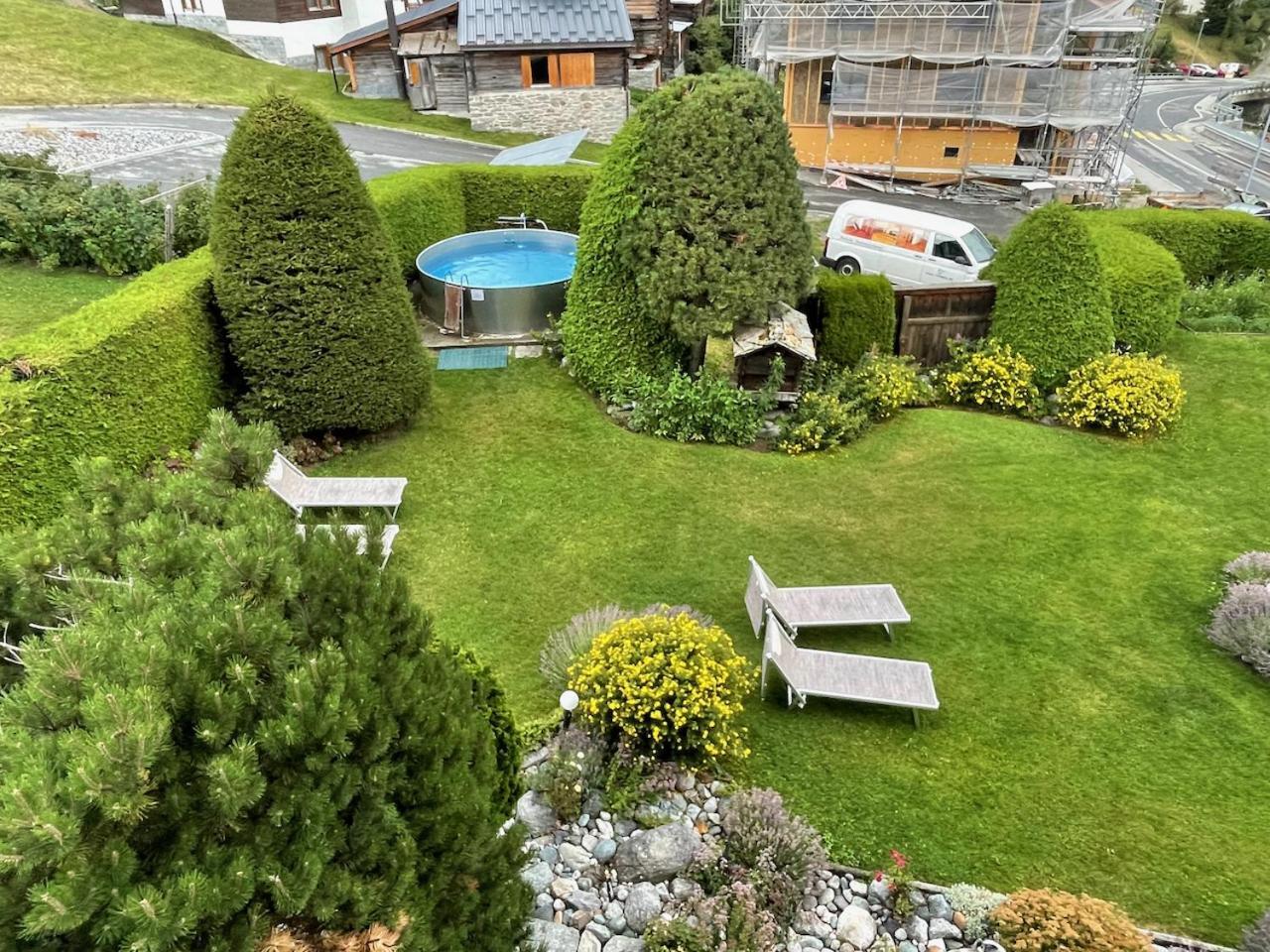 Mountain Lodge Grachen Bagian luar foto